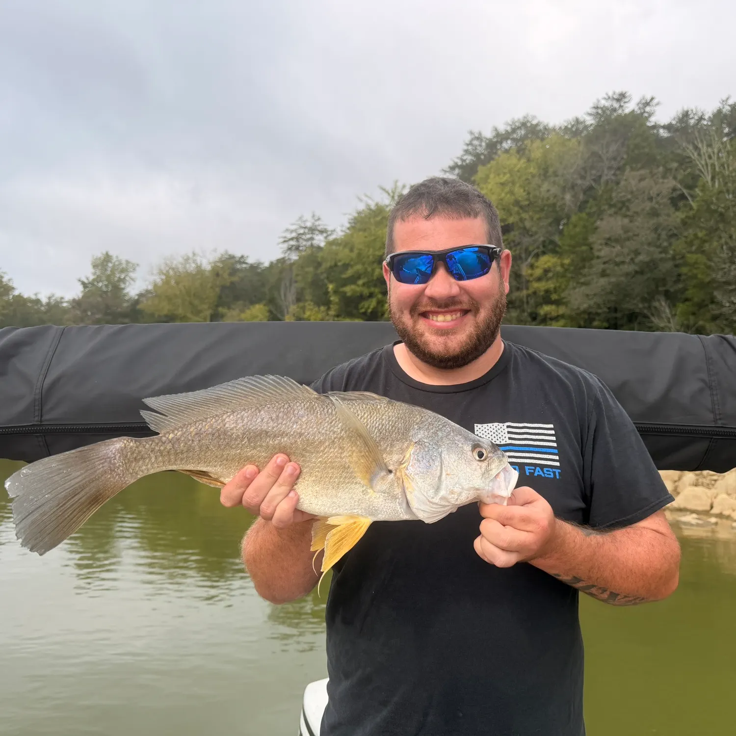 Freshwater drum caught on Fishbrain