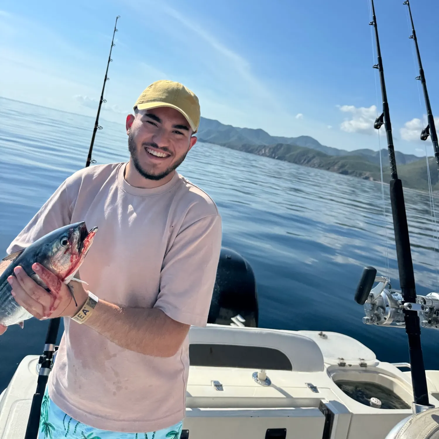 Skipjack tuna caught on Fishbrain