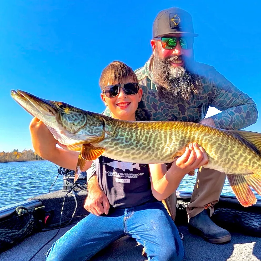 Tiger muskie caught on Fishbrain