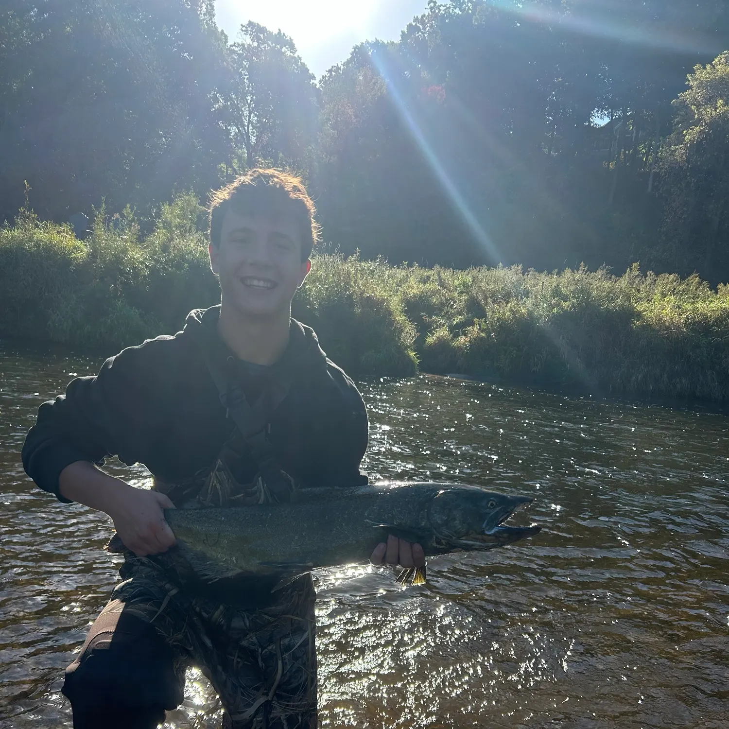 Chinook salmon caught on Fishbrain