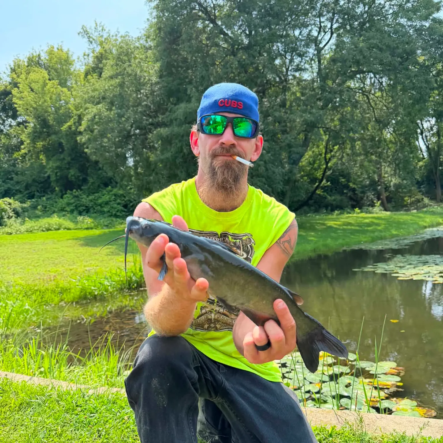 Channel catfish caught on Fishbrain