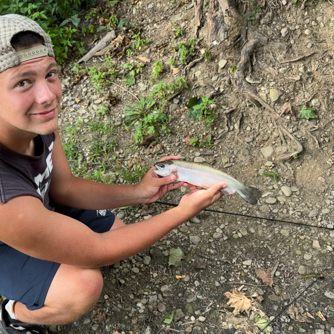 Rainbow trout caught on Fishbrain