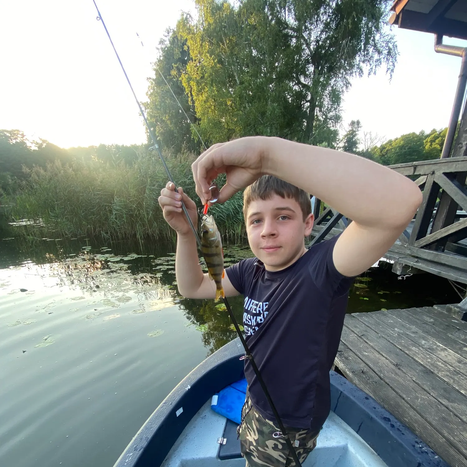 European perch caught on Fishbrain