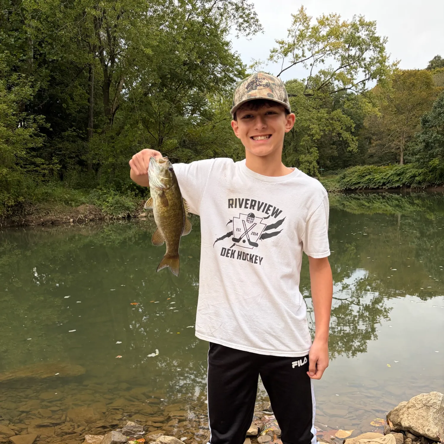 Smallmouth bass caught on Fishbrain