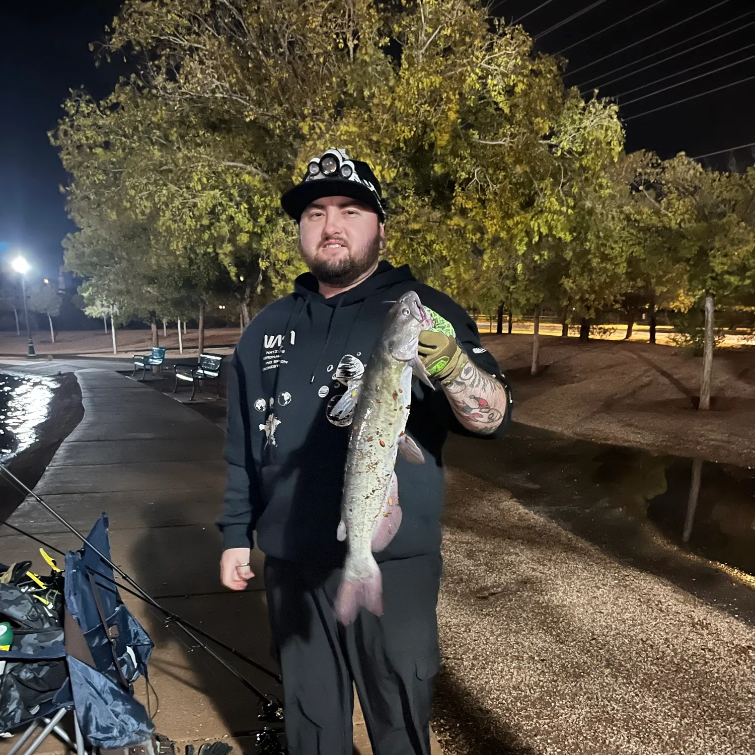 Channel catfish caught on Fishbrain