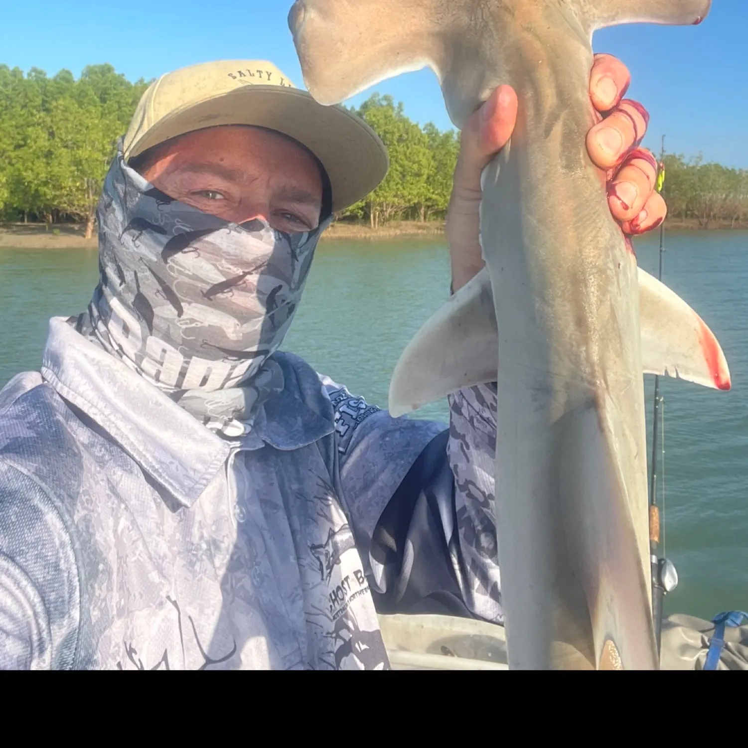 Bonnethead shark caught on Fishbrain