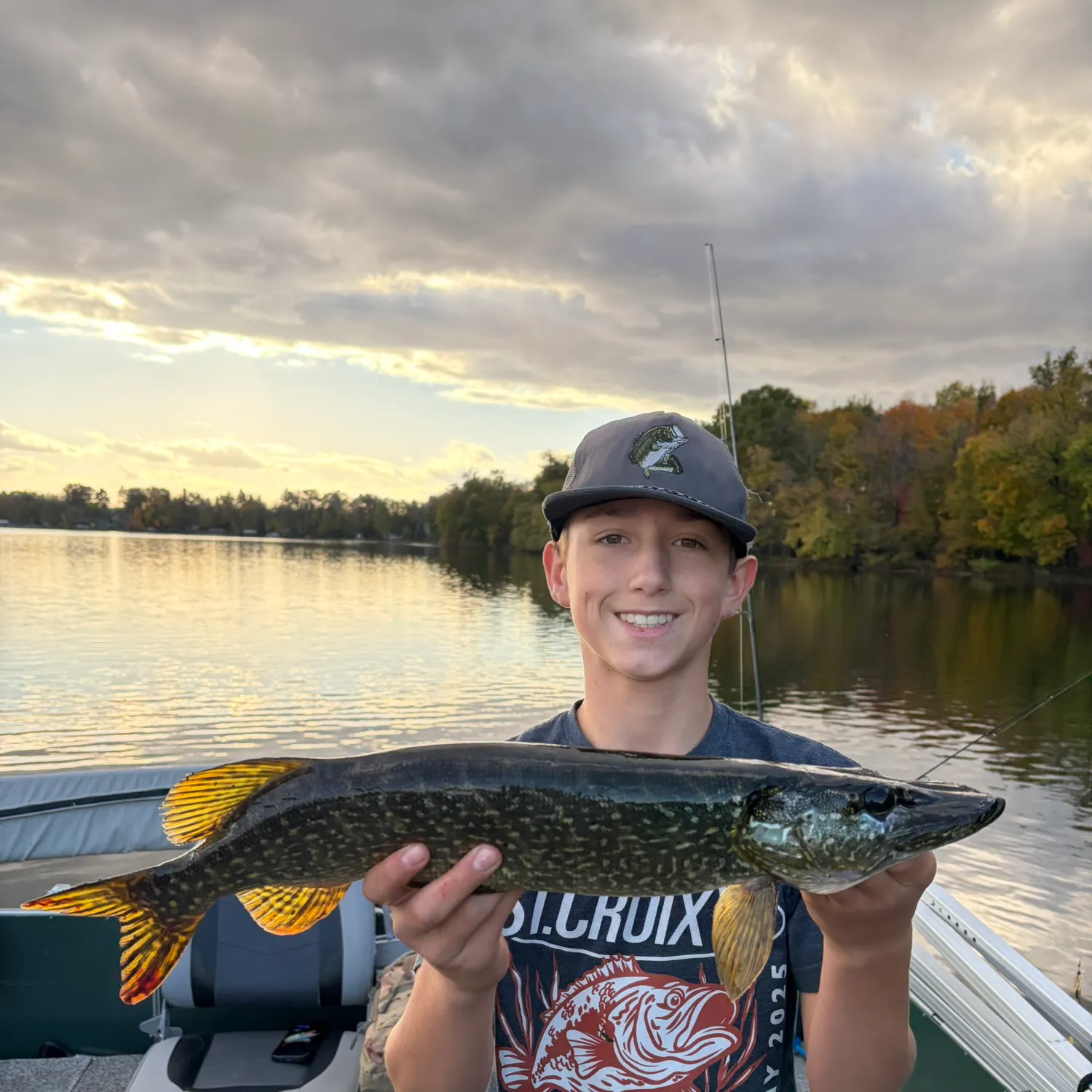 Northern pike caught on Fishbrain