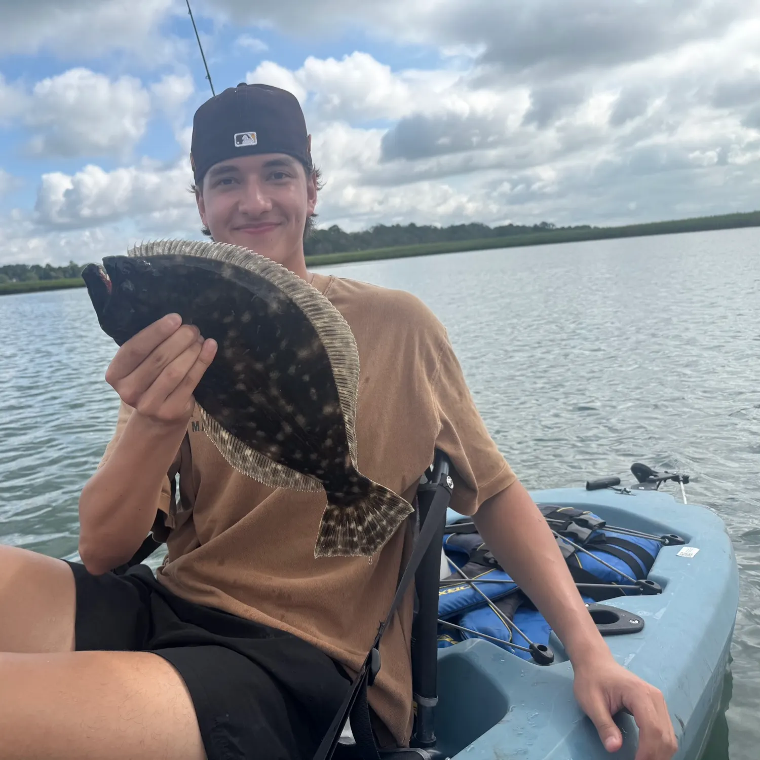 Summer flounder caught on Fishbrain