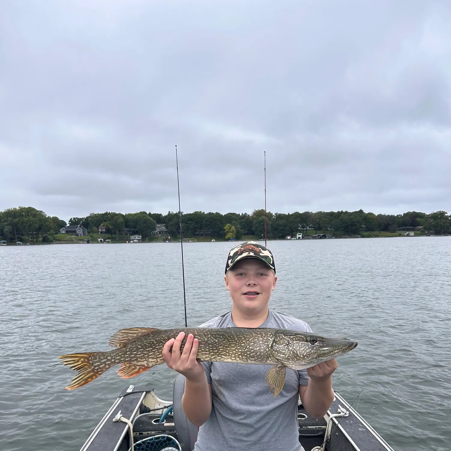 Northern pike caught on Fishbrain