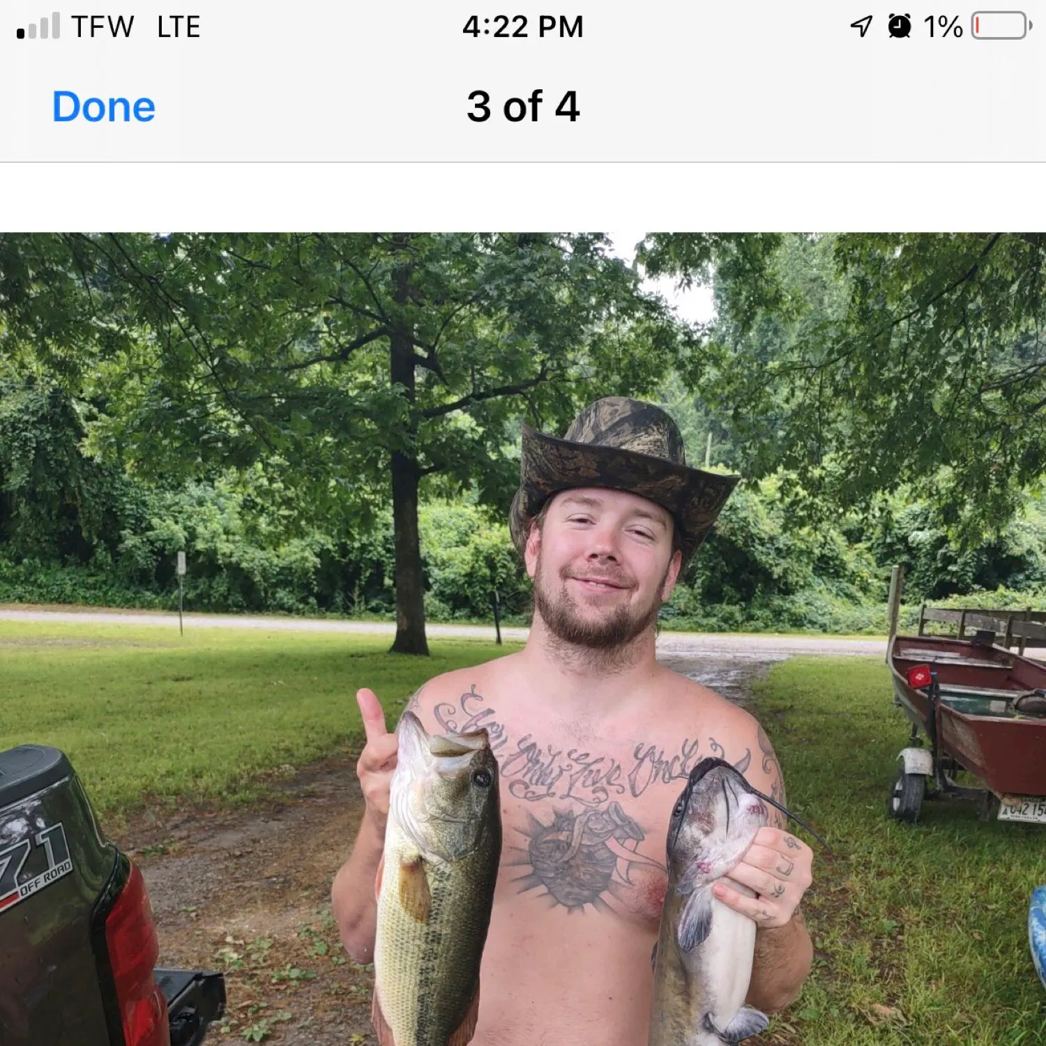 recently logged catches