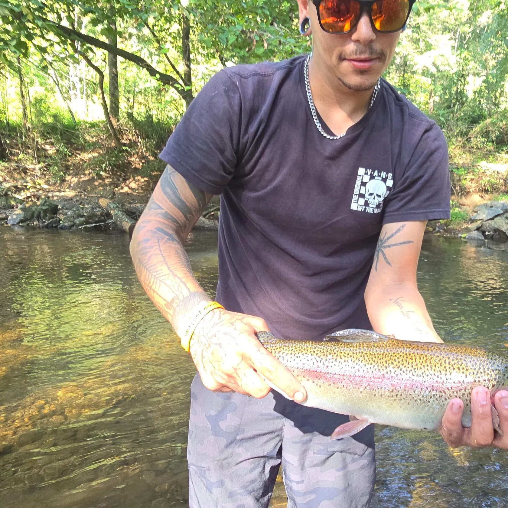Rainbow trout caught on Fishbrain