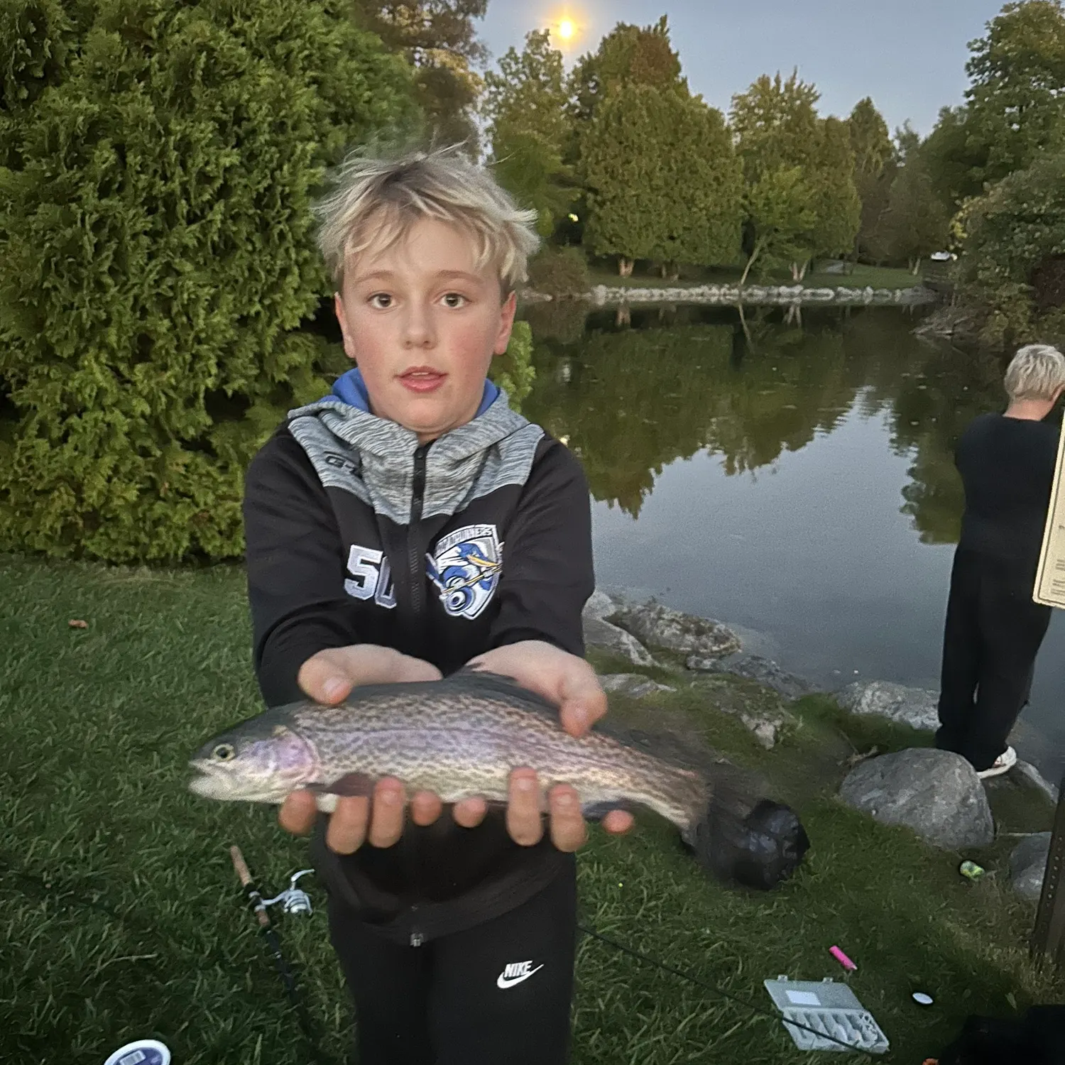 Rainbow trout caught on Fishbrain