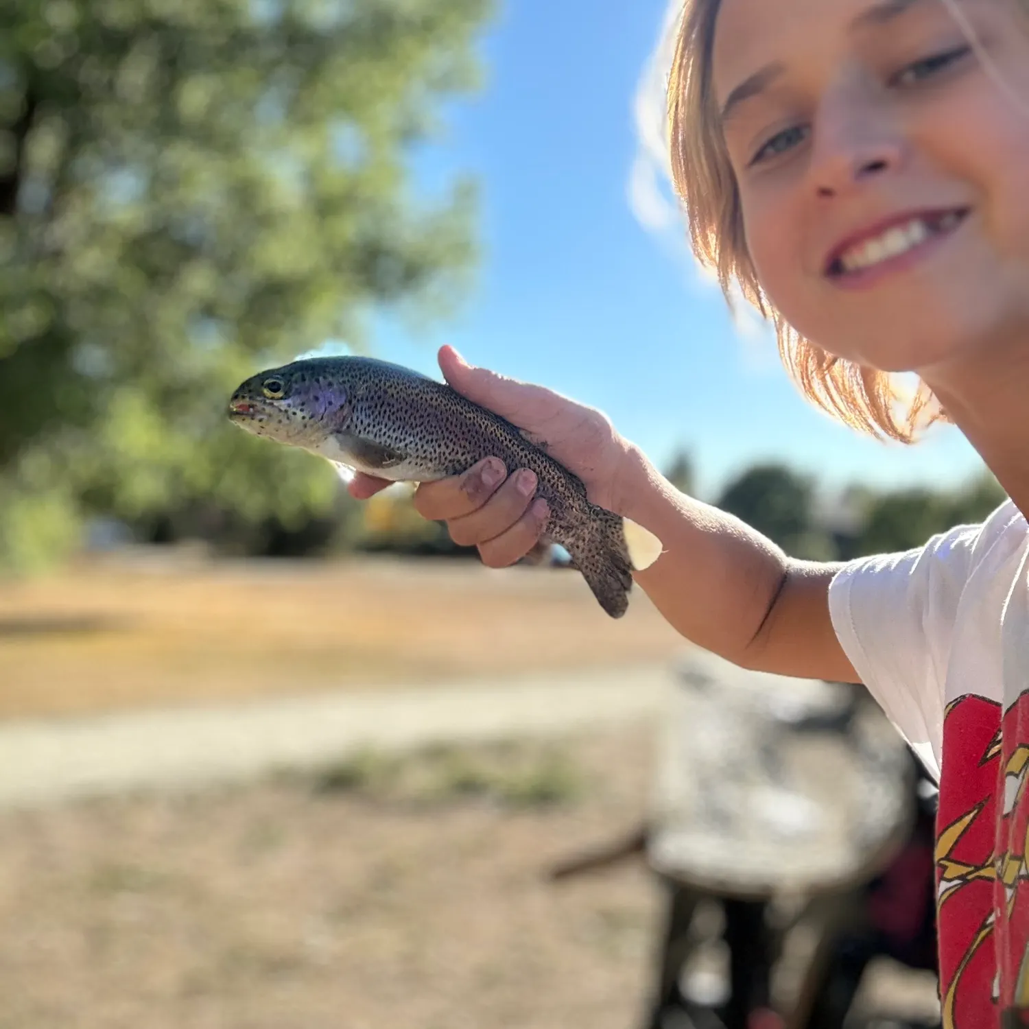 Rainbow trout caught on Fishbrain