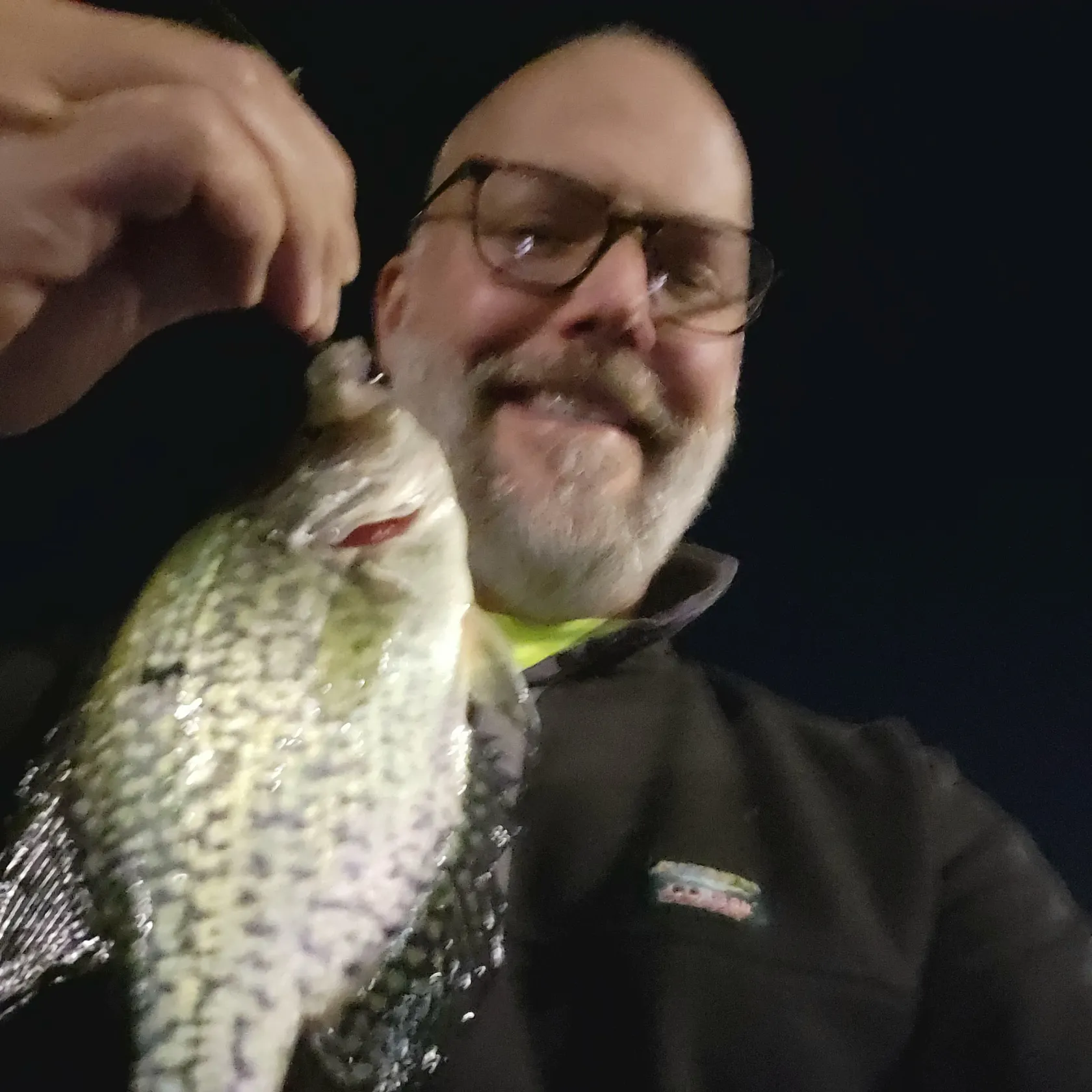 Black crappie caught on Fishbrain