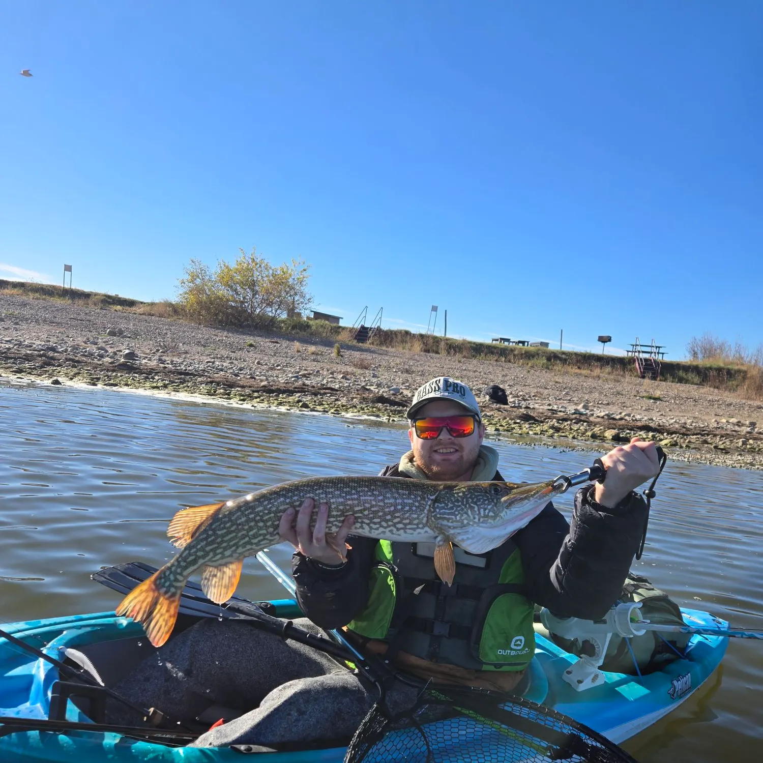 Northern pike caught on Fishbrain