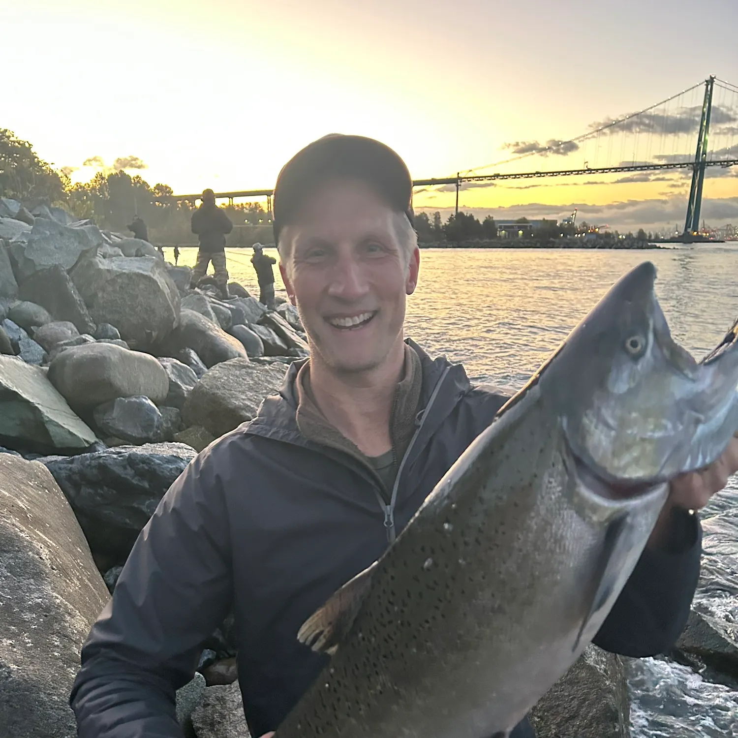 Chinook salmon caught on Fishbrain