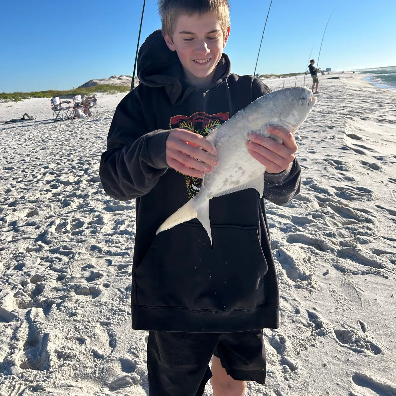 Florida pompano caught on Fishbrain