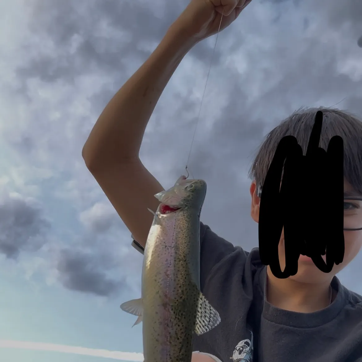 Rainbow trout caught on Fishbrain