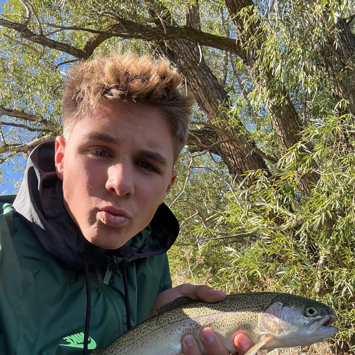 Rainbow trout caught on Fishbrain