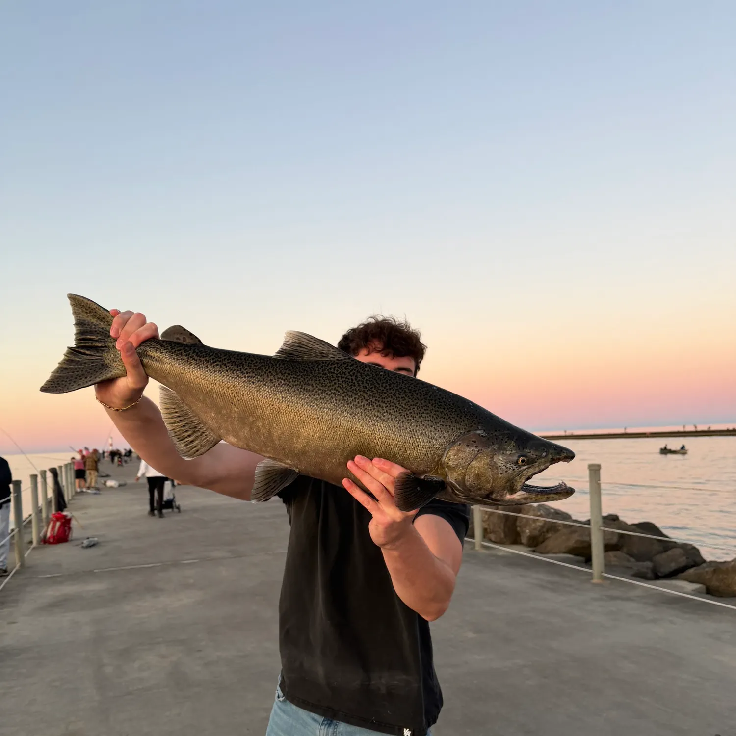 Chinook salmon caught on Fishbrain