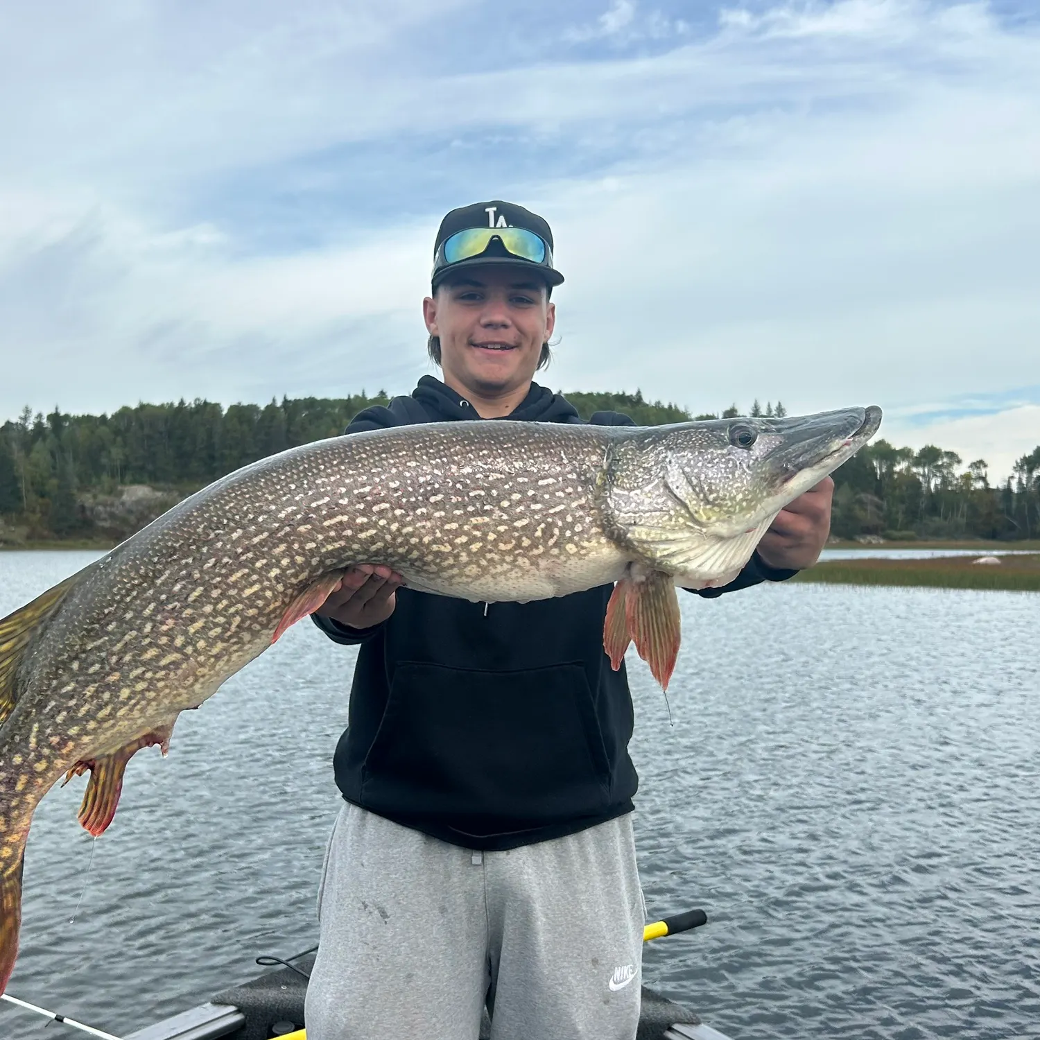 Northern pike caught on Fishbrain