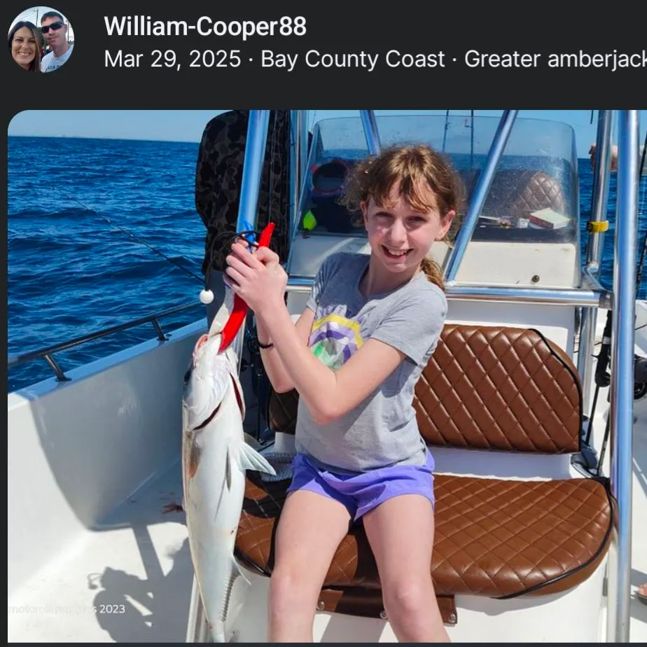 The most recent Greater amberjack catches on Fishbrain