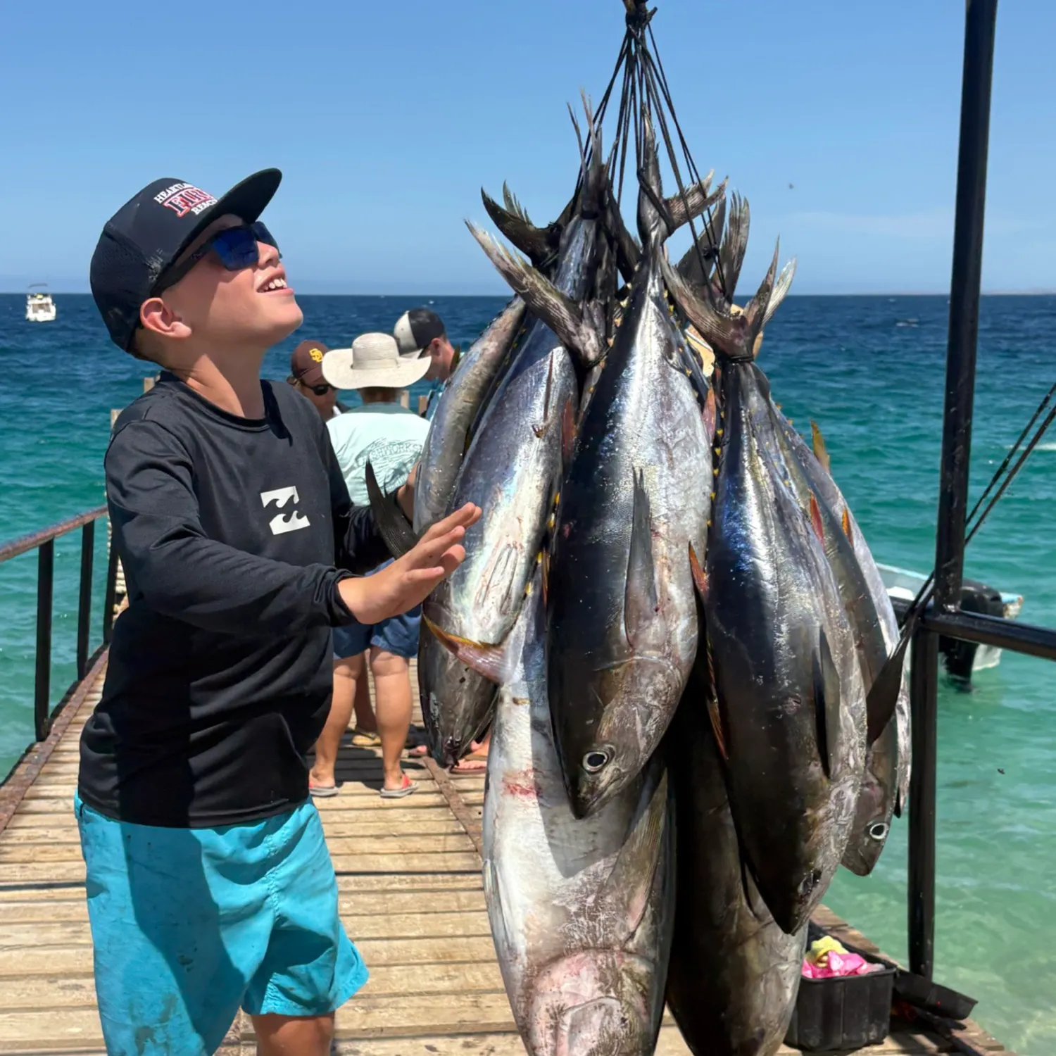 Yellowfin tuna caught on Fishbrain