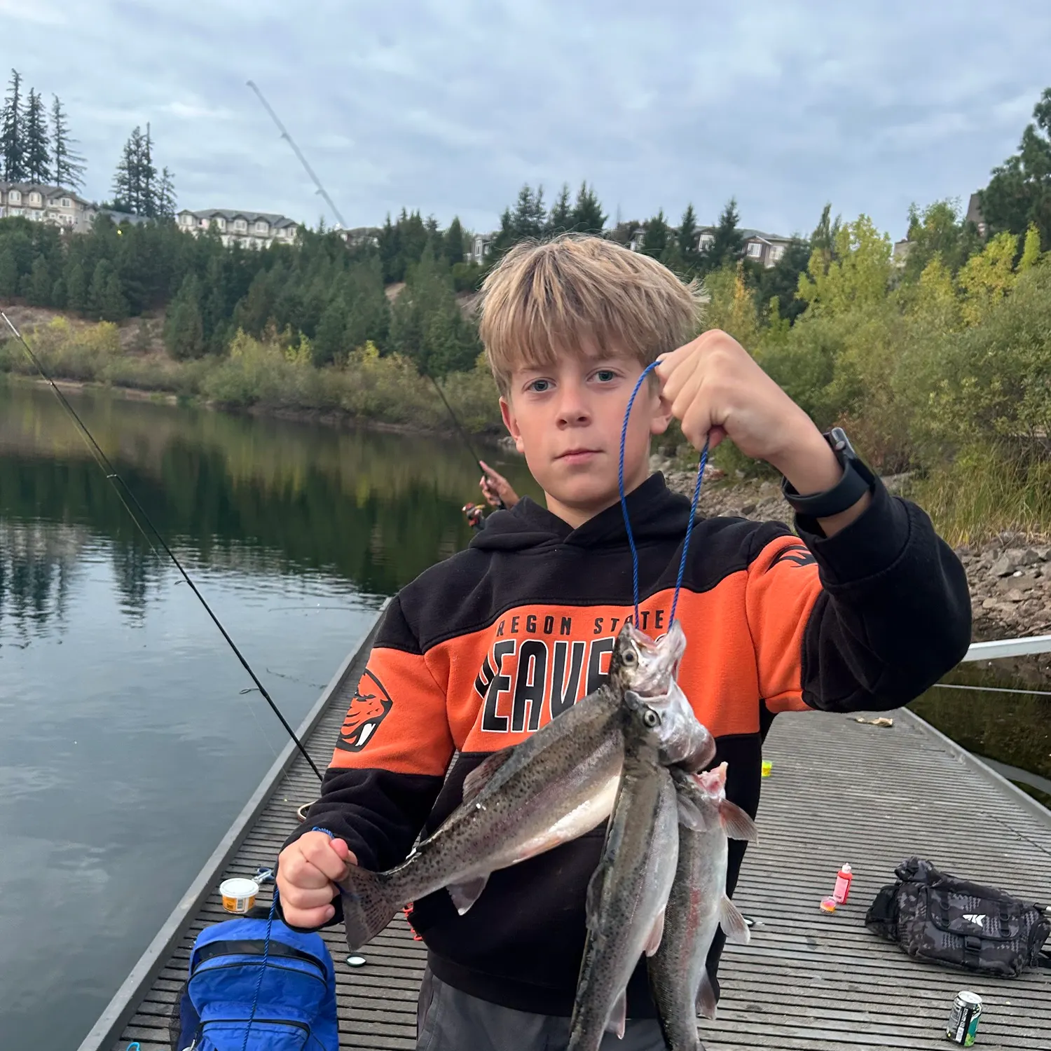 Rainbow trout caught on Fishbrain