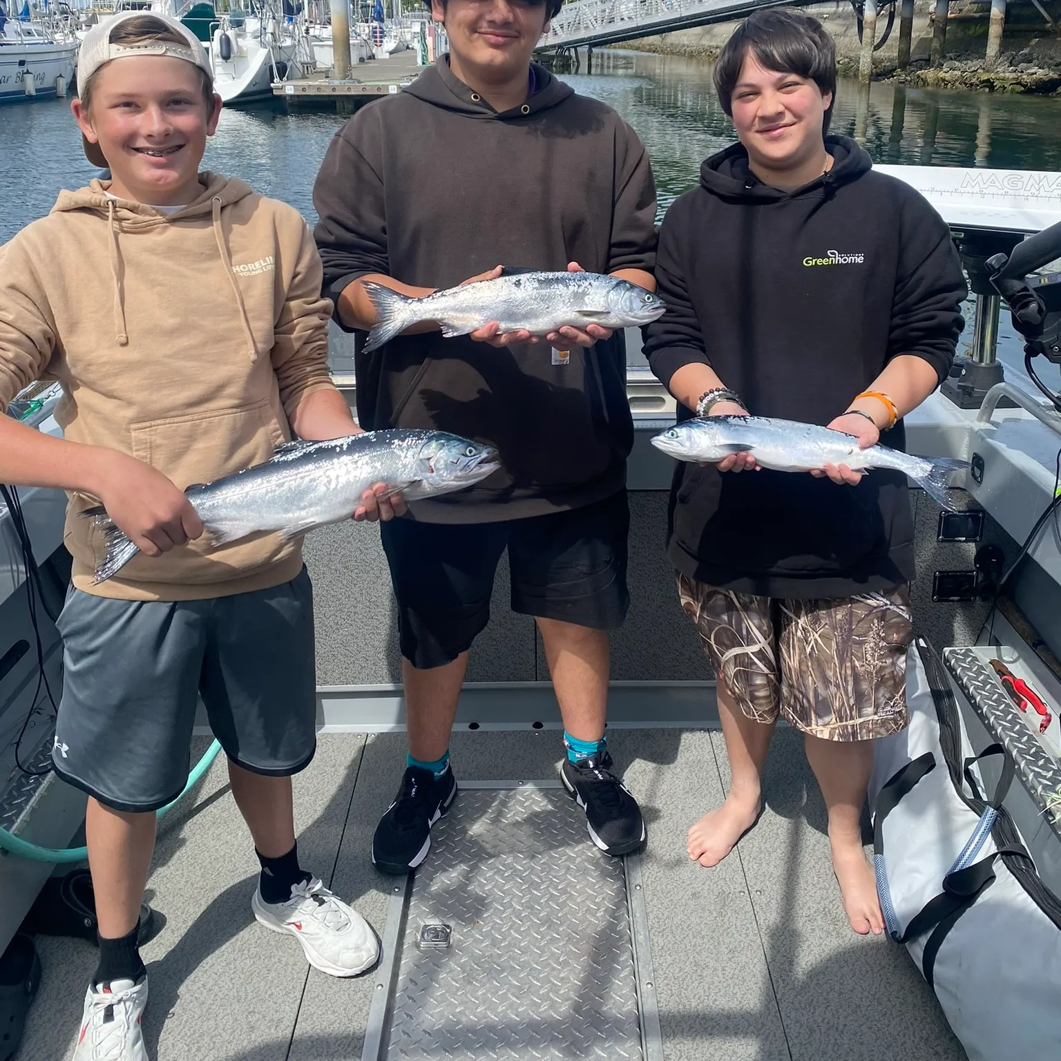 The most recent Coho salmon catches on Fishbrain