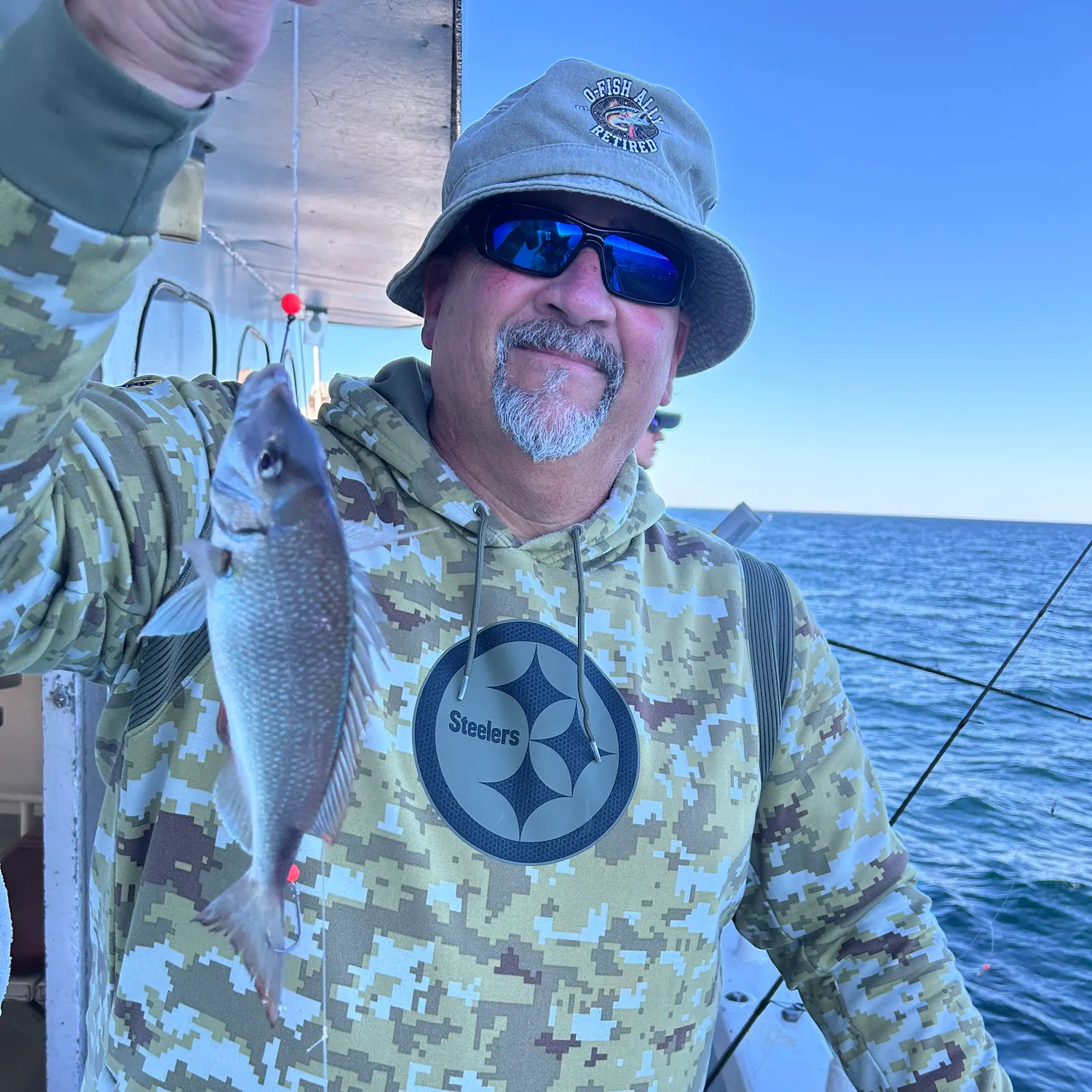 Silver porgy caught on Fishbrain