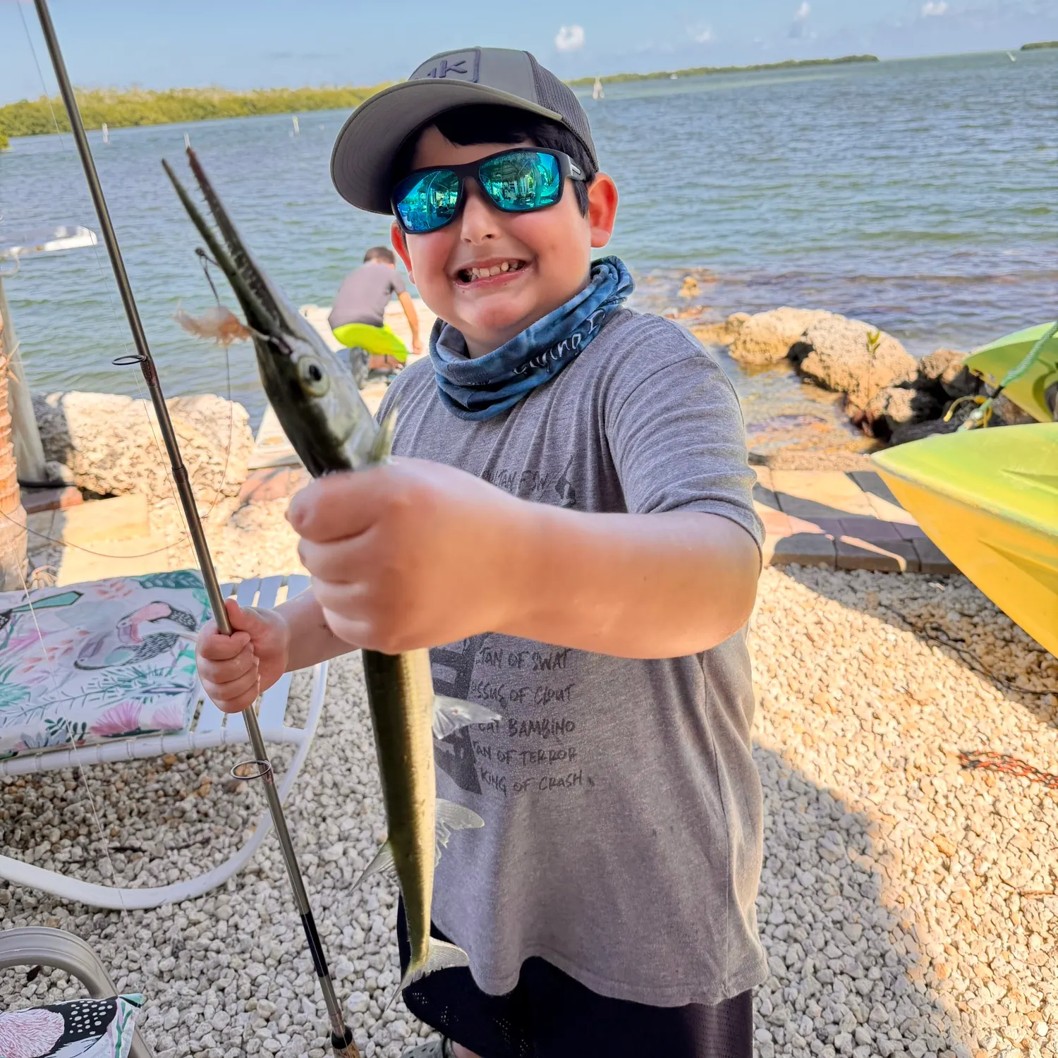 The most recent Flat needlefish catches on Fishbrain