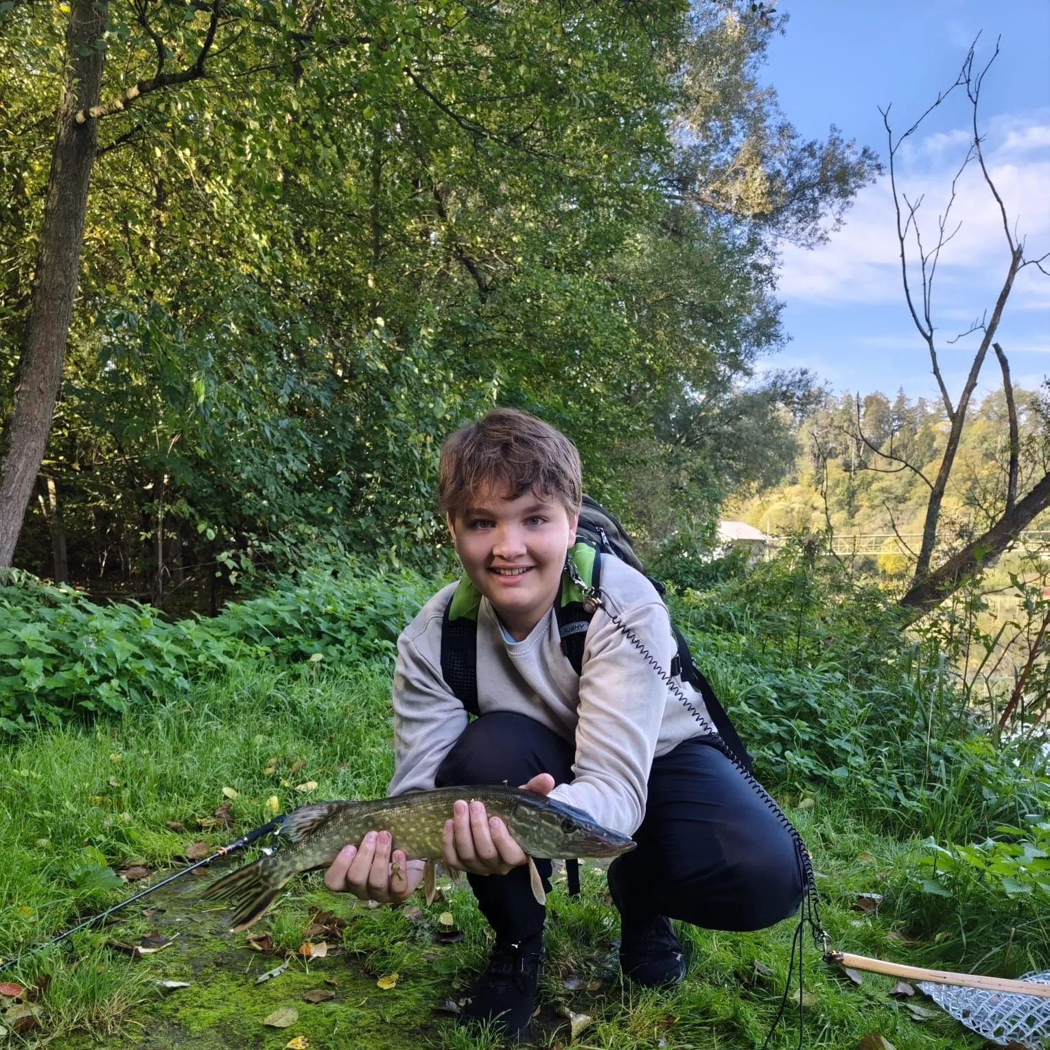 Northern pike caught on Fishbrain