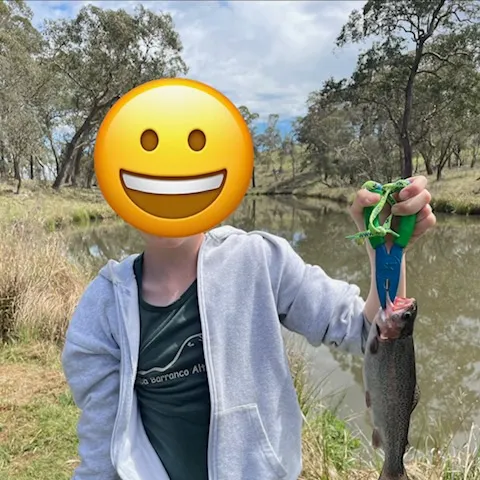 Rainbow trout caught on Fishbrain