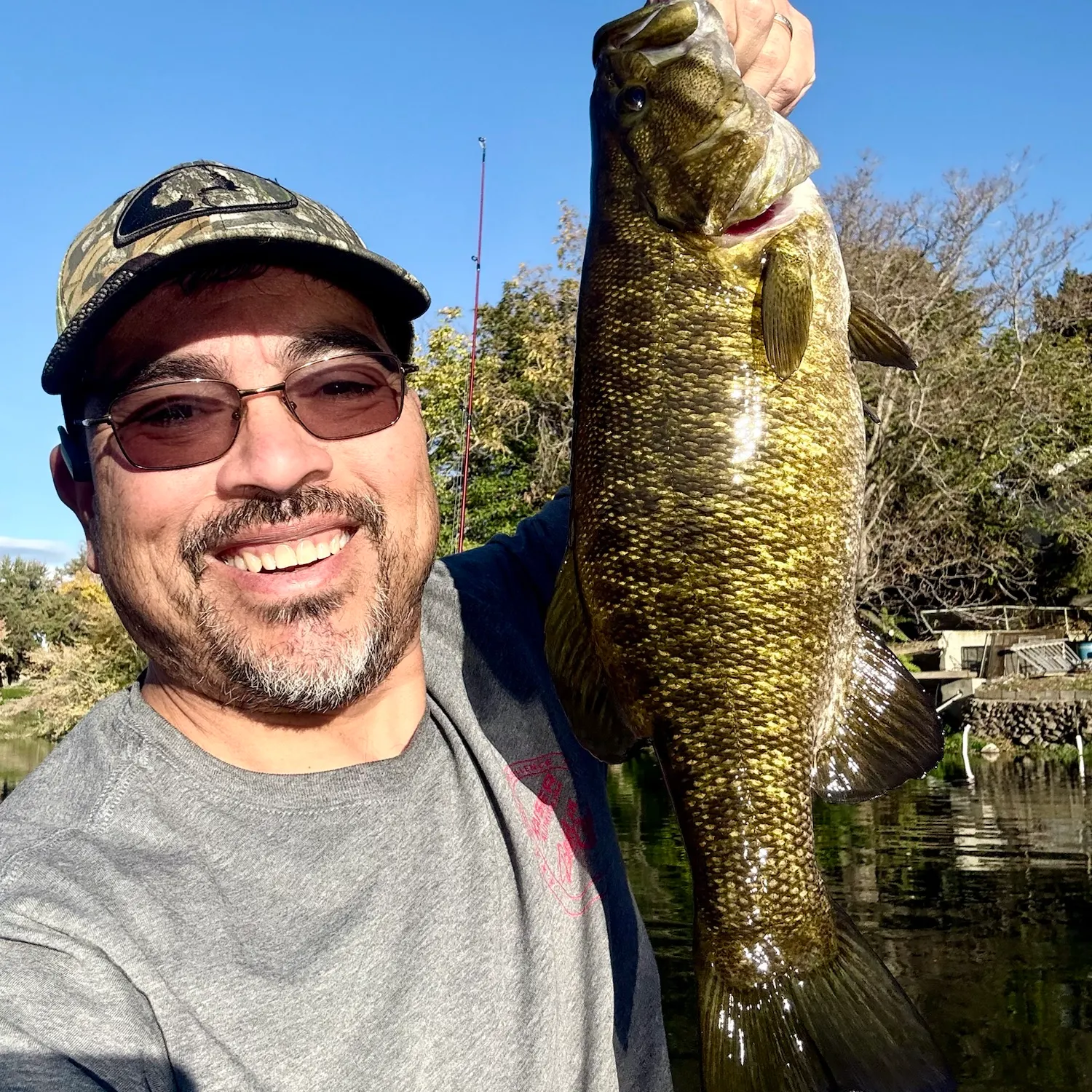 Smallmouth bass caught on Fishbrain