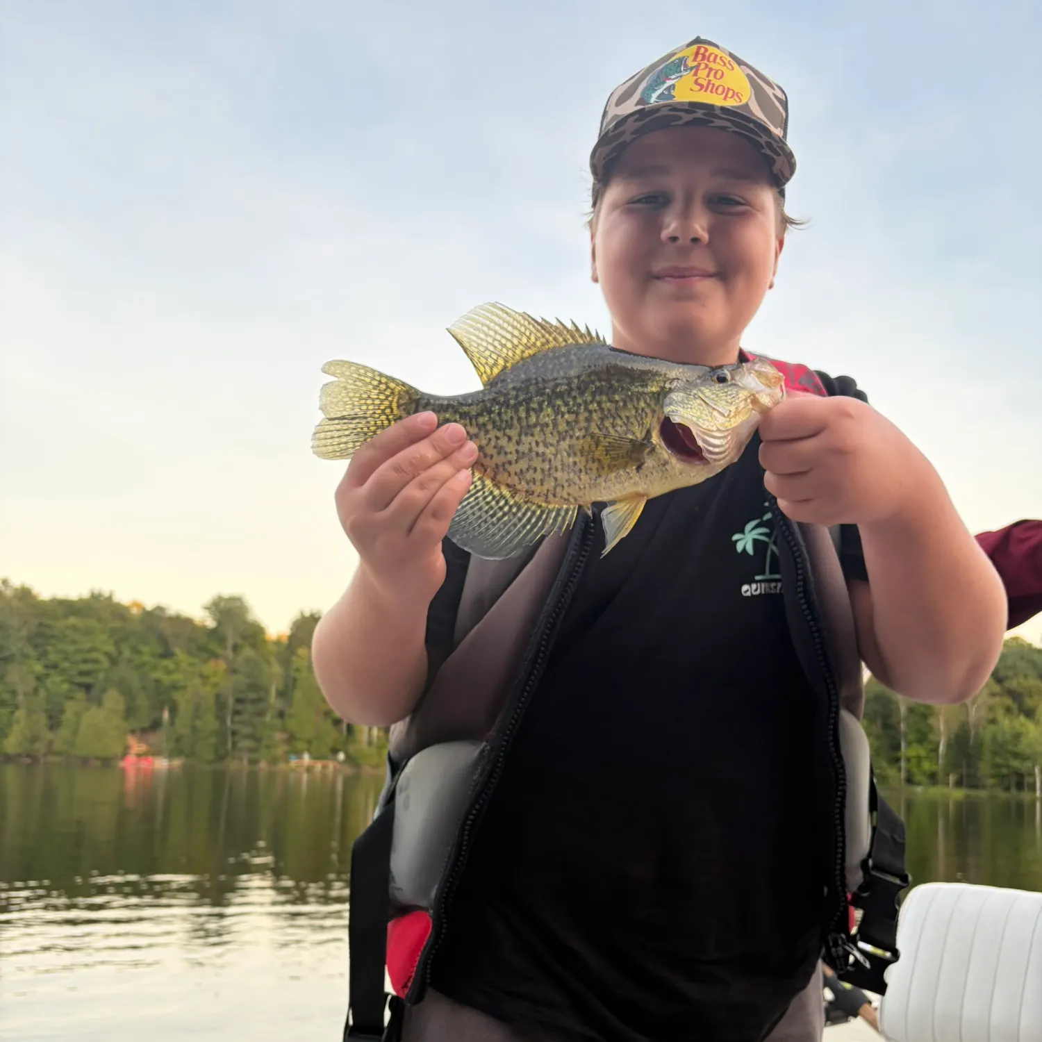Black crappie caught on Fishbrain