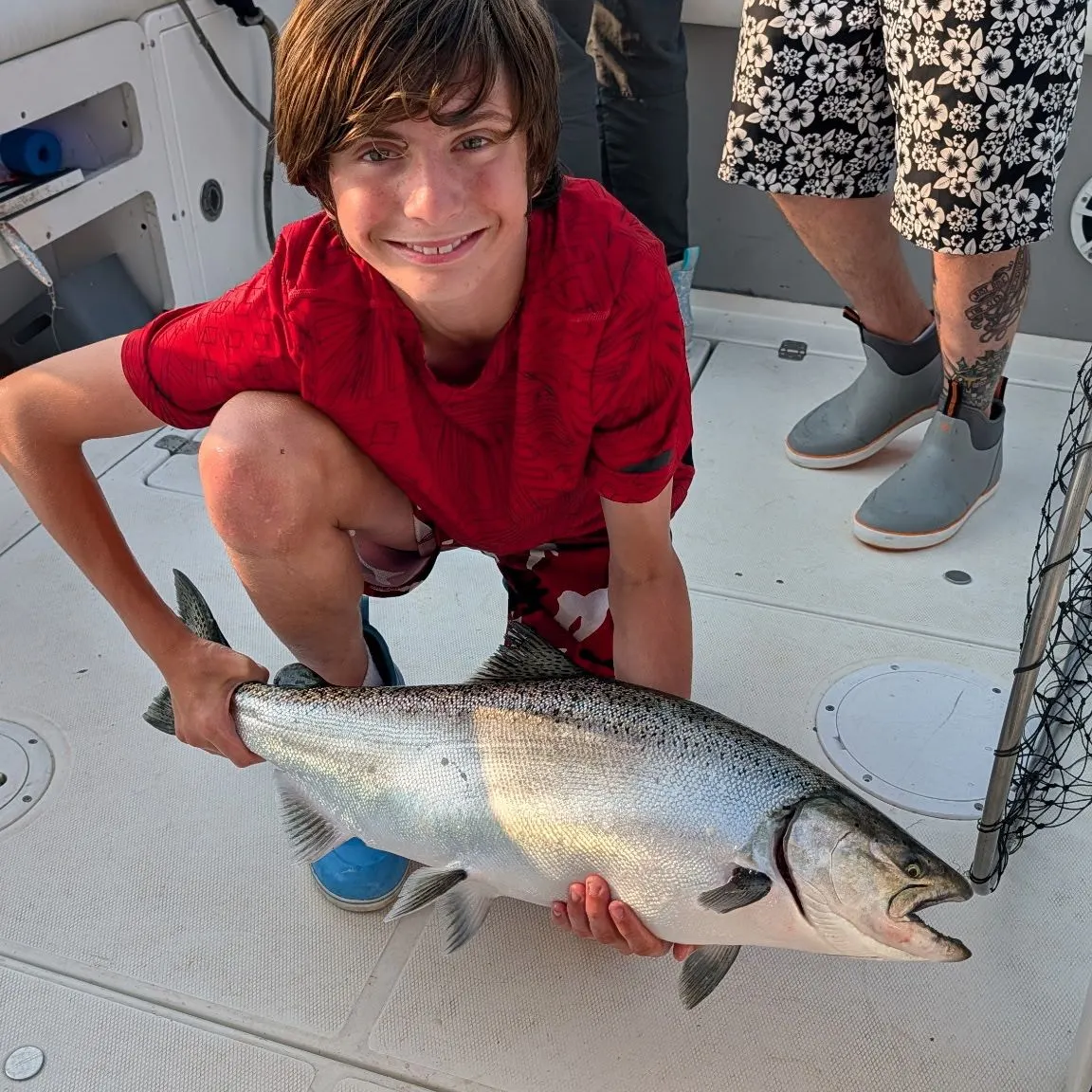 Chinook salmon caught on Fishbrain