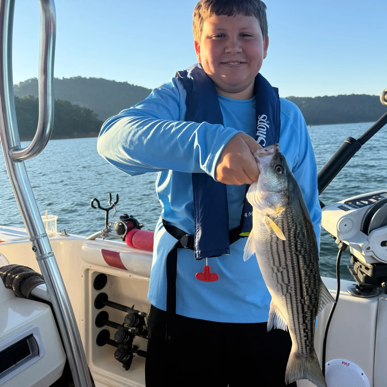 Striped bass caught on Fishbrain