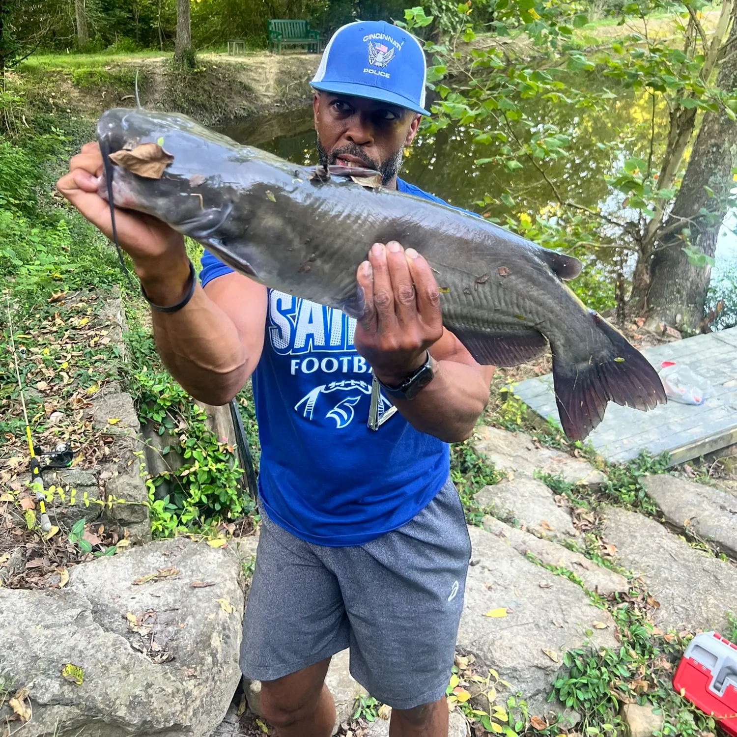 Channel catfish caught on Fishbrain