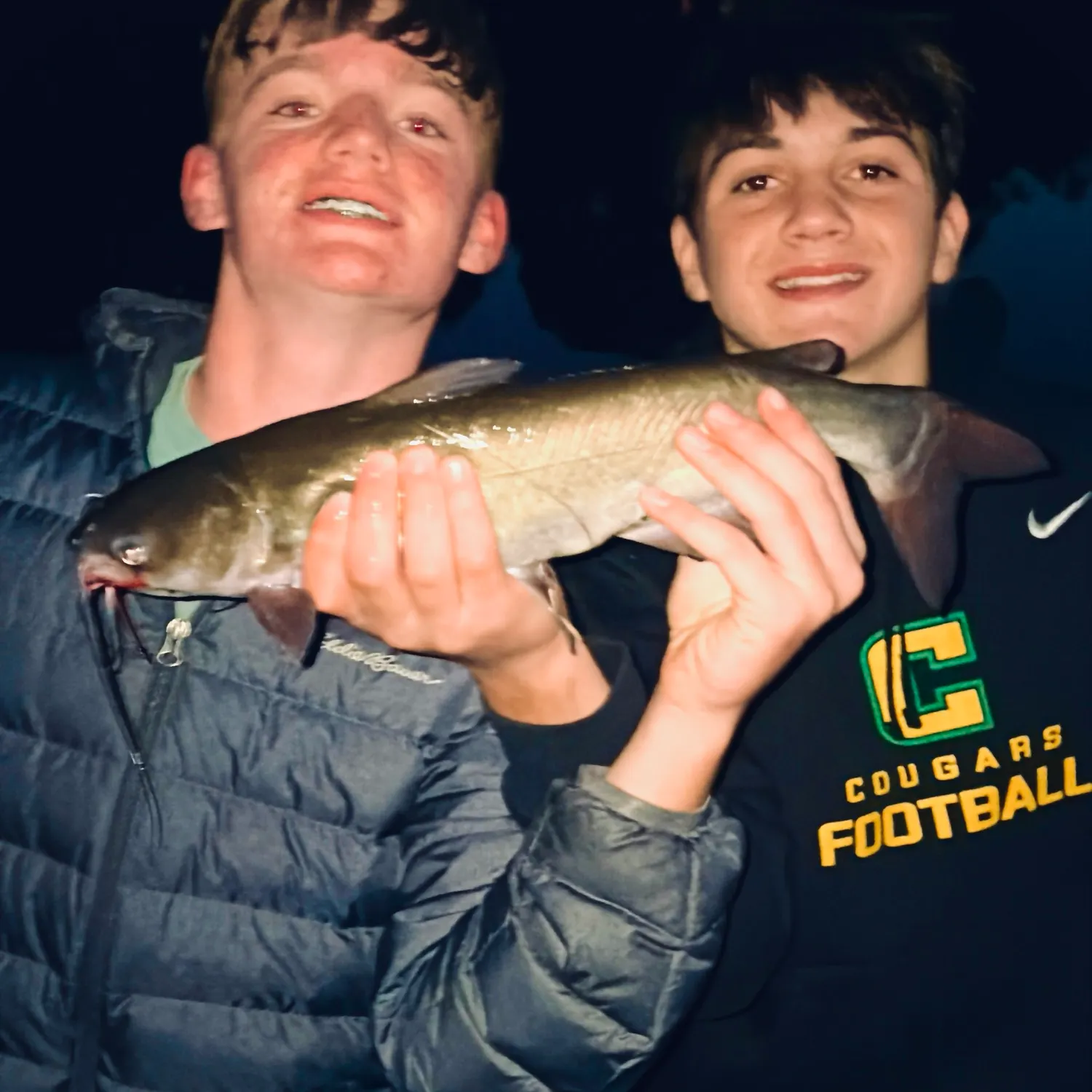Channel catfish caught on Fishbrain