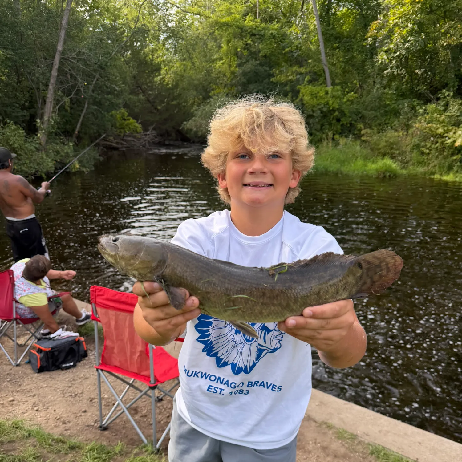Eyetail bowfin caught on Fishbrain