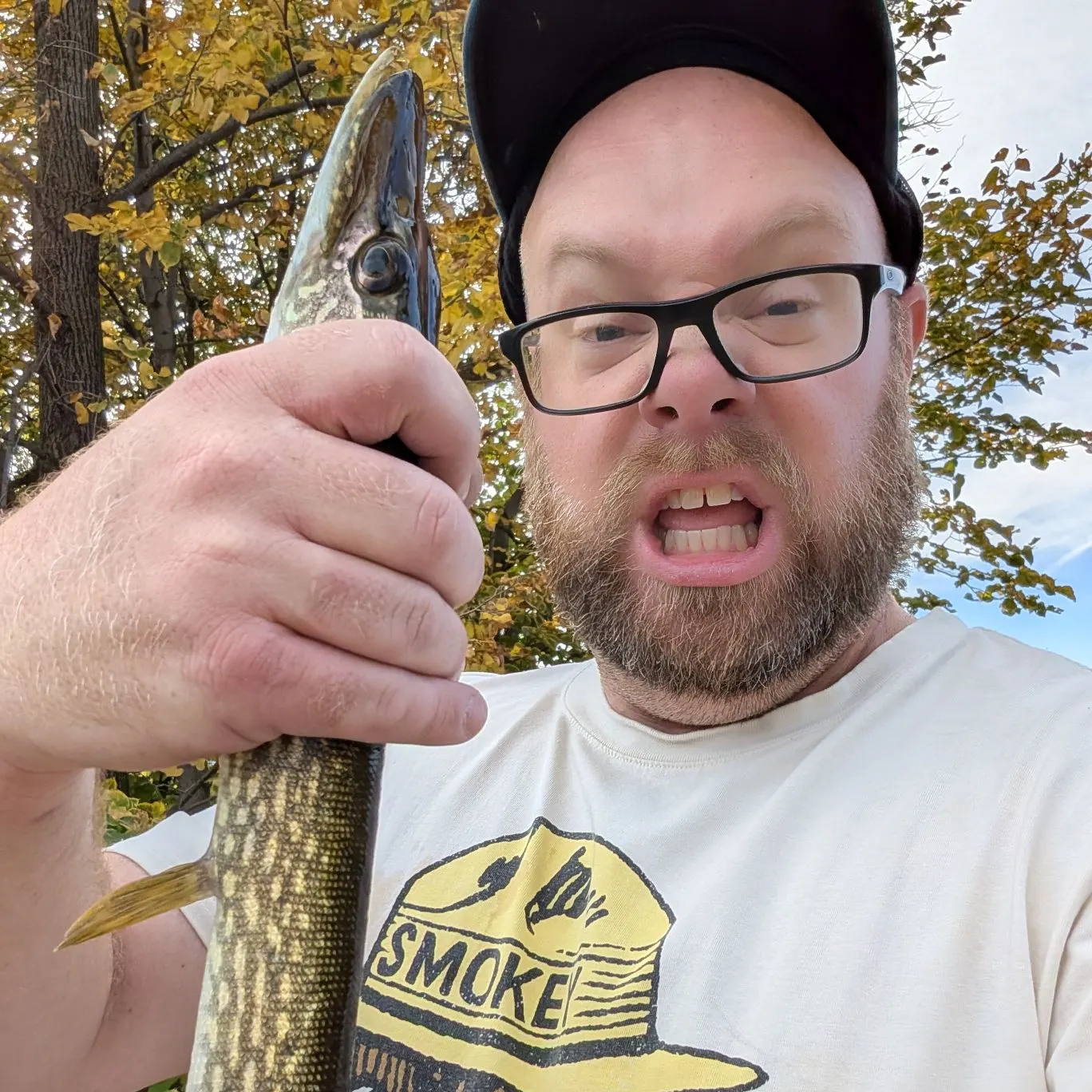 Northern pike caught on Fishbrain