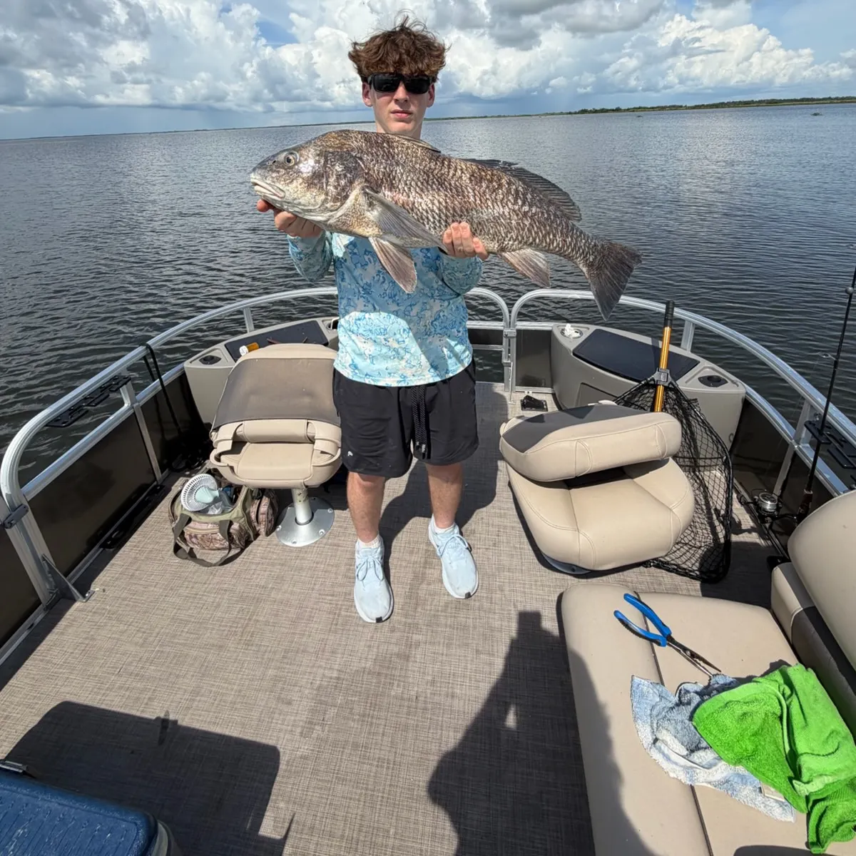 Black drum caught on Fishbrain