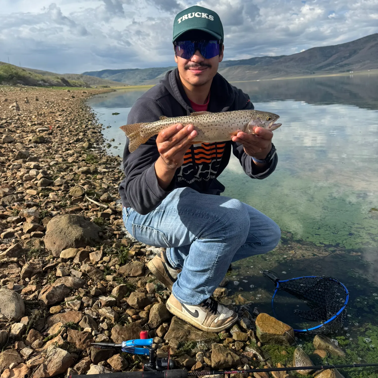 Cutthroat trout caught on Fishbrain