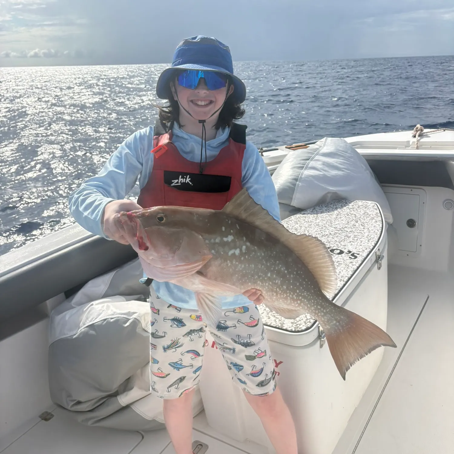 Red grouper caught on Fishbrain
