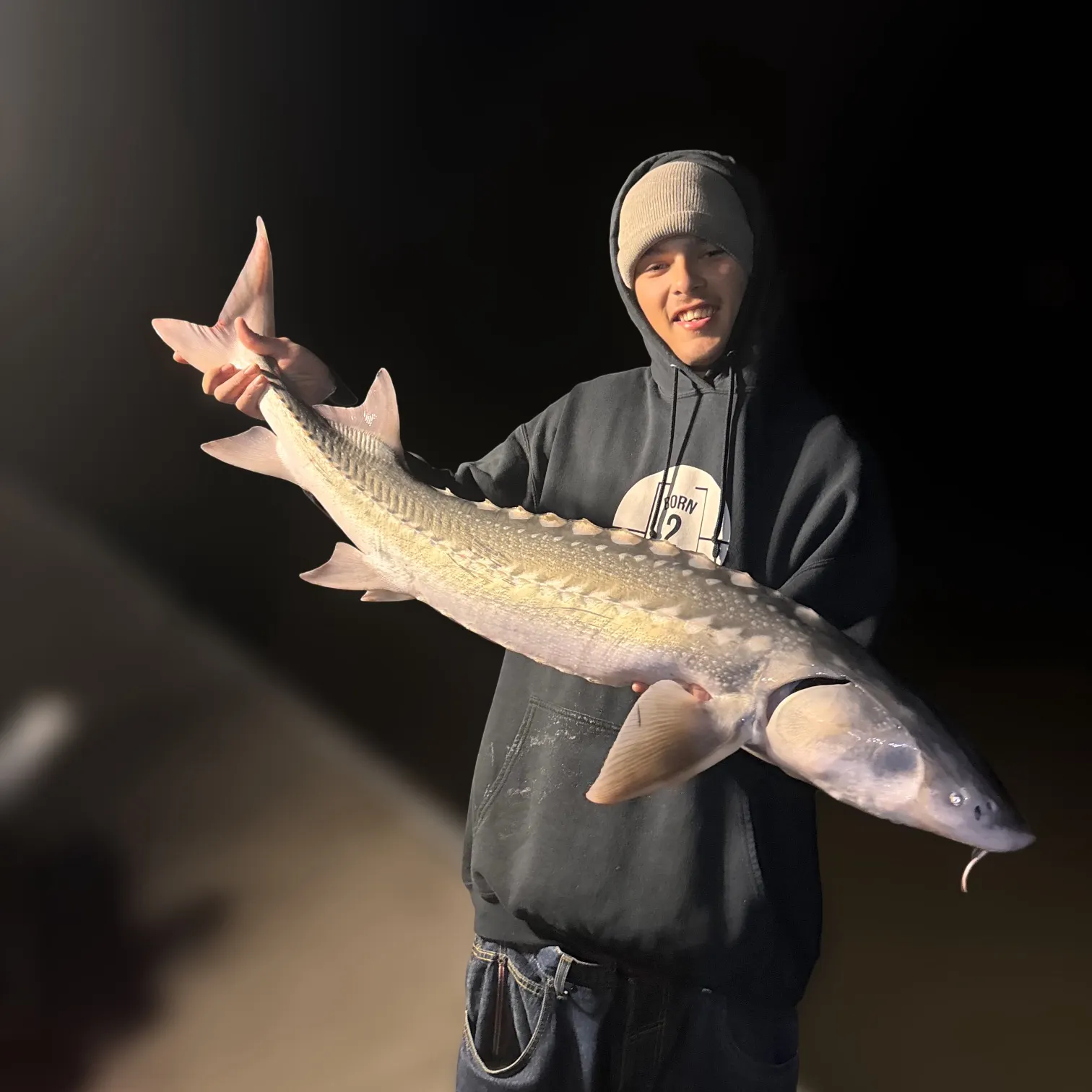 The most recent White sturgeon catches on Fishbrain