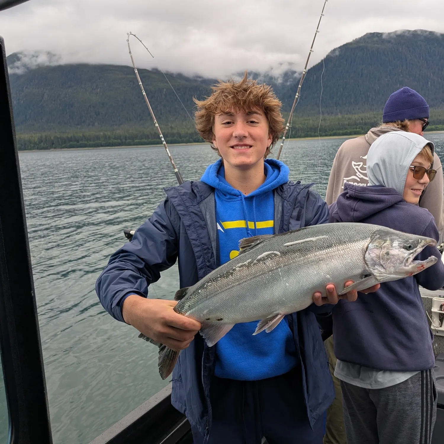 Coho salmon caught on Fishbrain