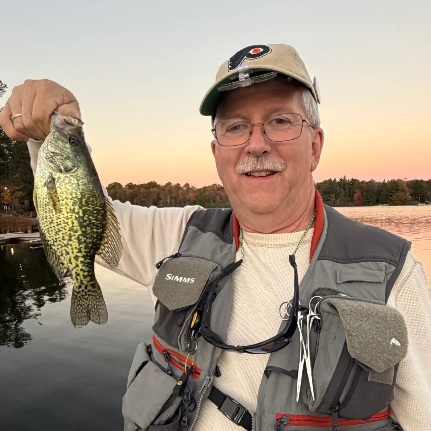 Black crappie caught on Fishbrain