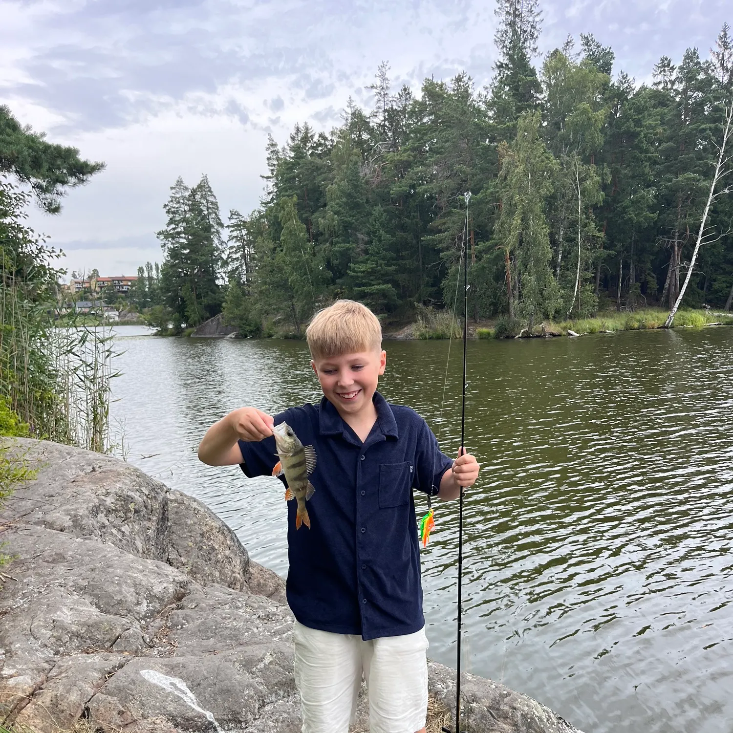 European perch caught on Fishbrain