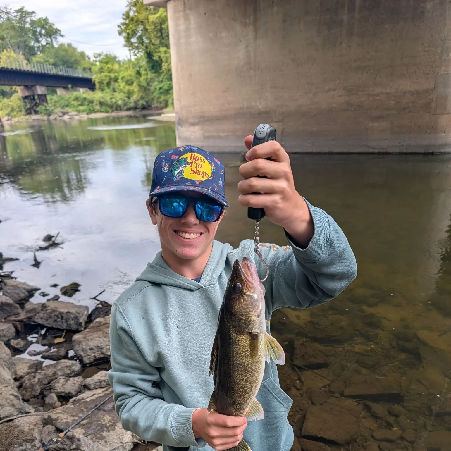 Walleye caught on Fishbrain