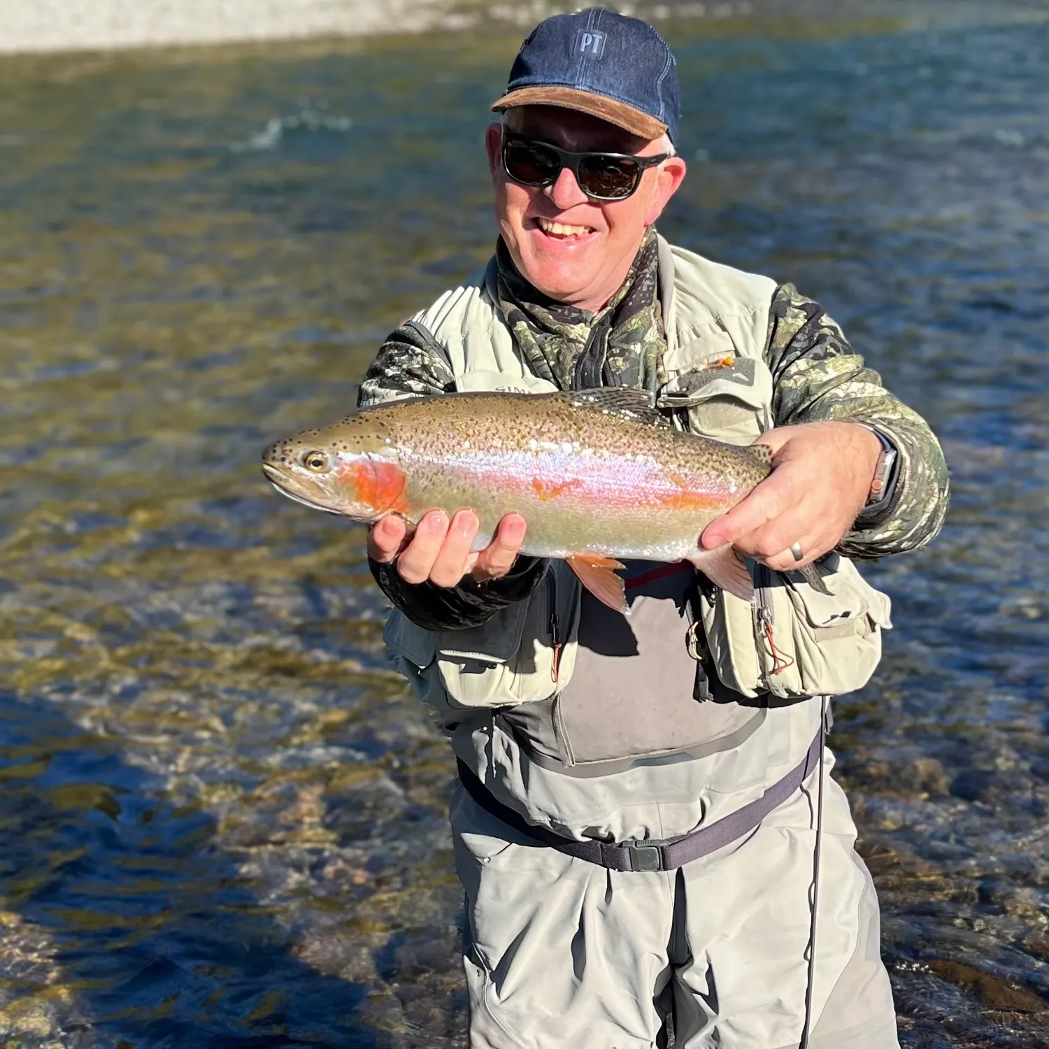 Rainbow trout caught on Fishbrain